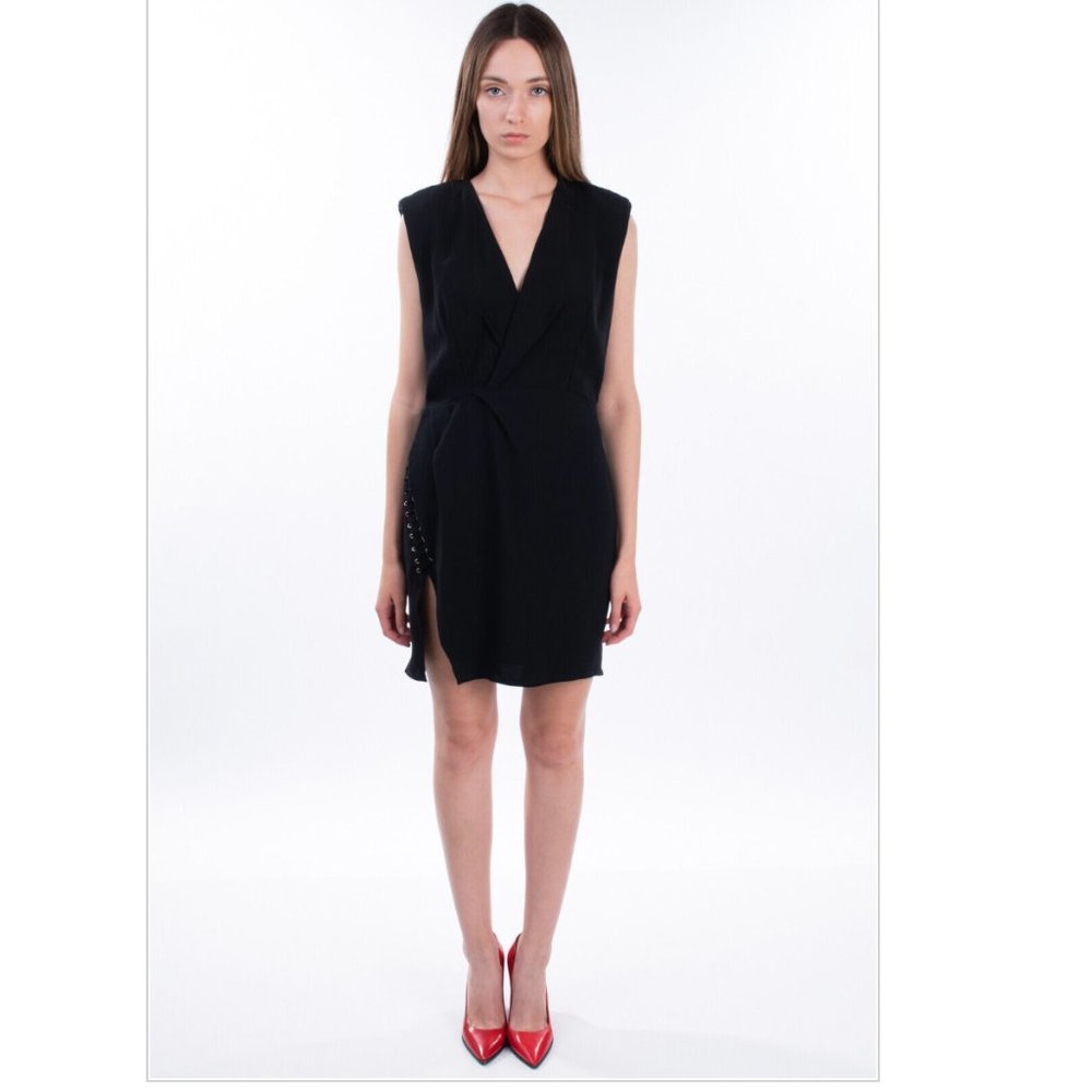 ELISABETTA FRANCHI Sheath Dress Size IT 46/M Wool Blend Made in Italy